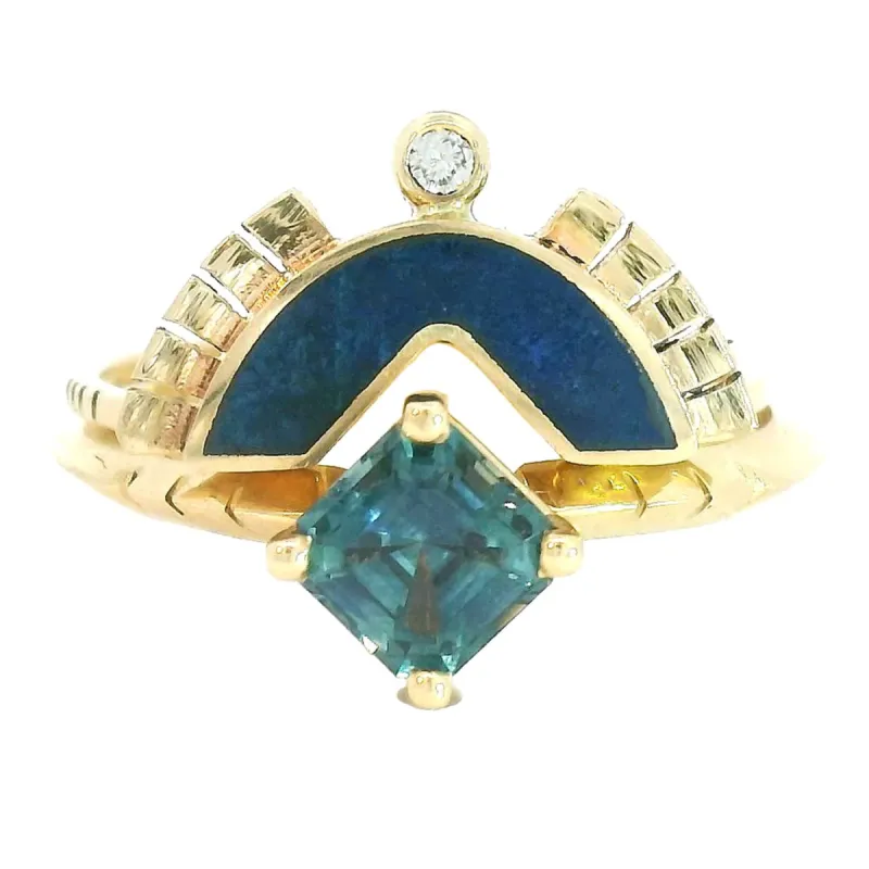 Indus Montana Sapphire Set made by Young In The Mountains