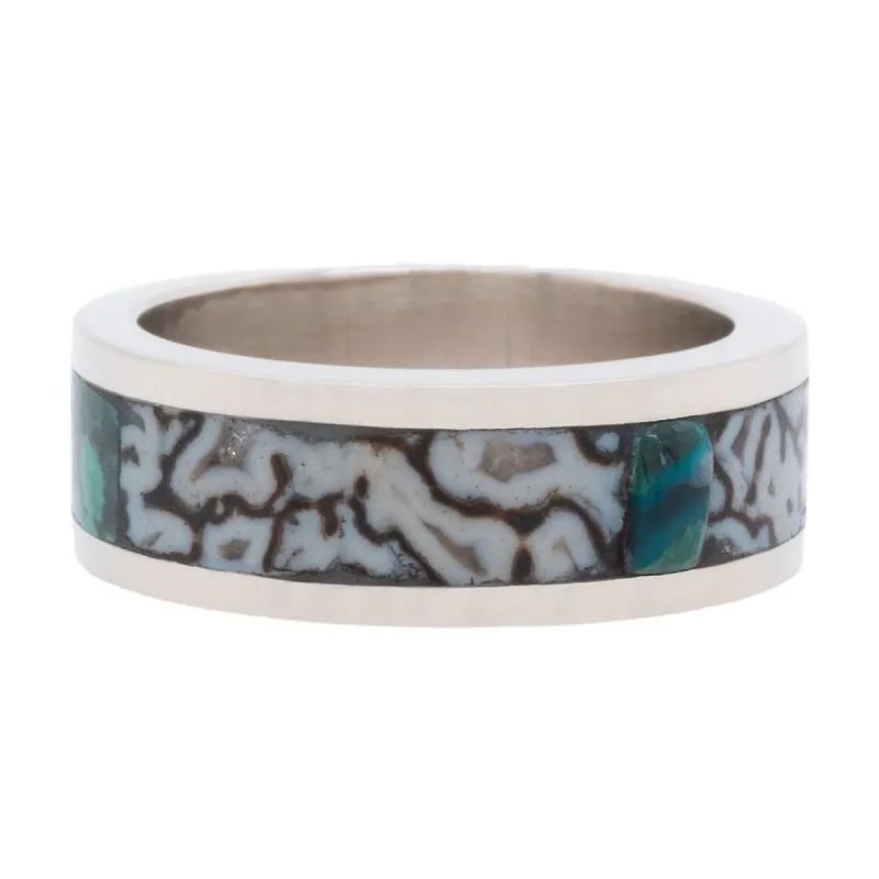 Composition No. 6 Inlay Band Ring sold by Young In The Mountains