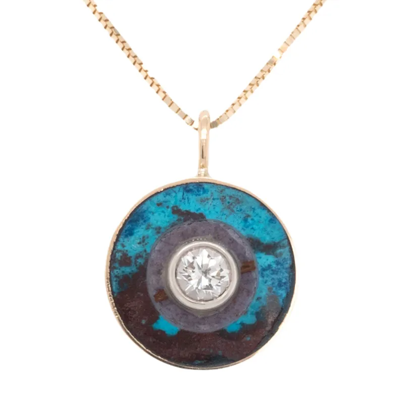 Dione Bullseye Necklace sold by Young In The Mountains