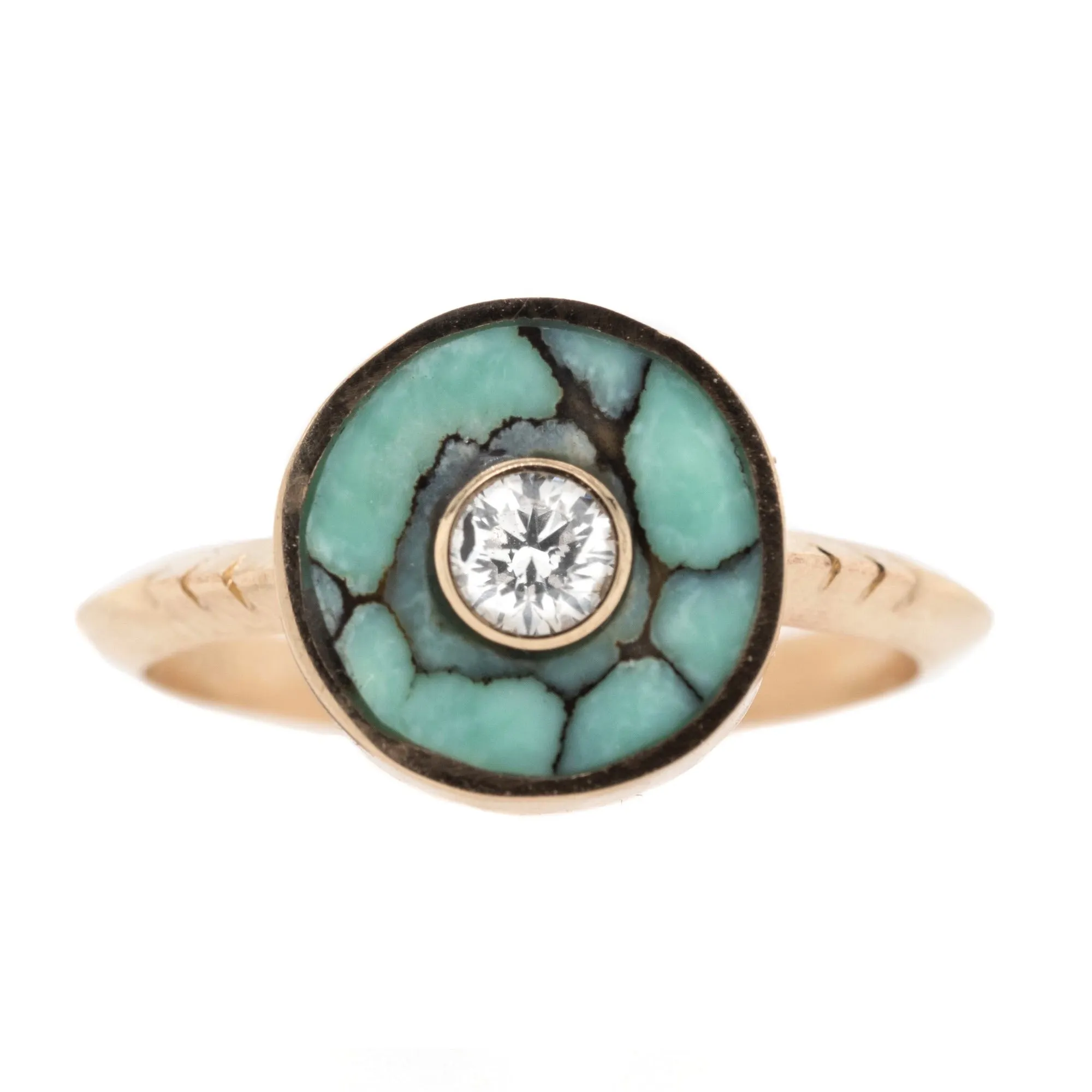 MTO - Stone Inlay Rings sold by Young In The Mountains product image thumbnail 2