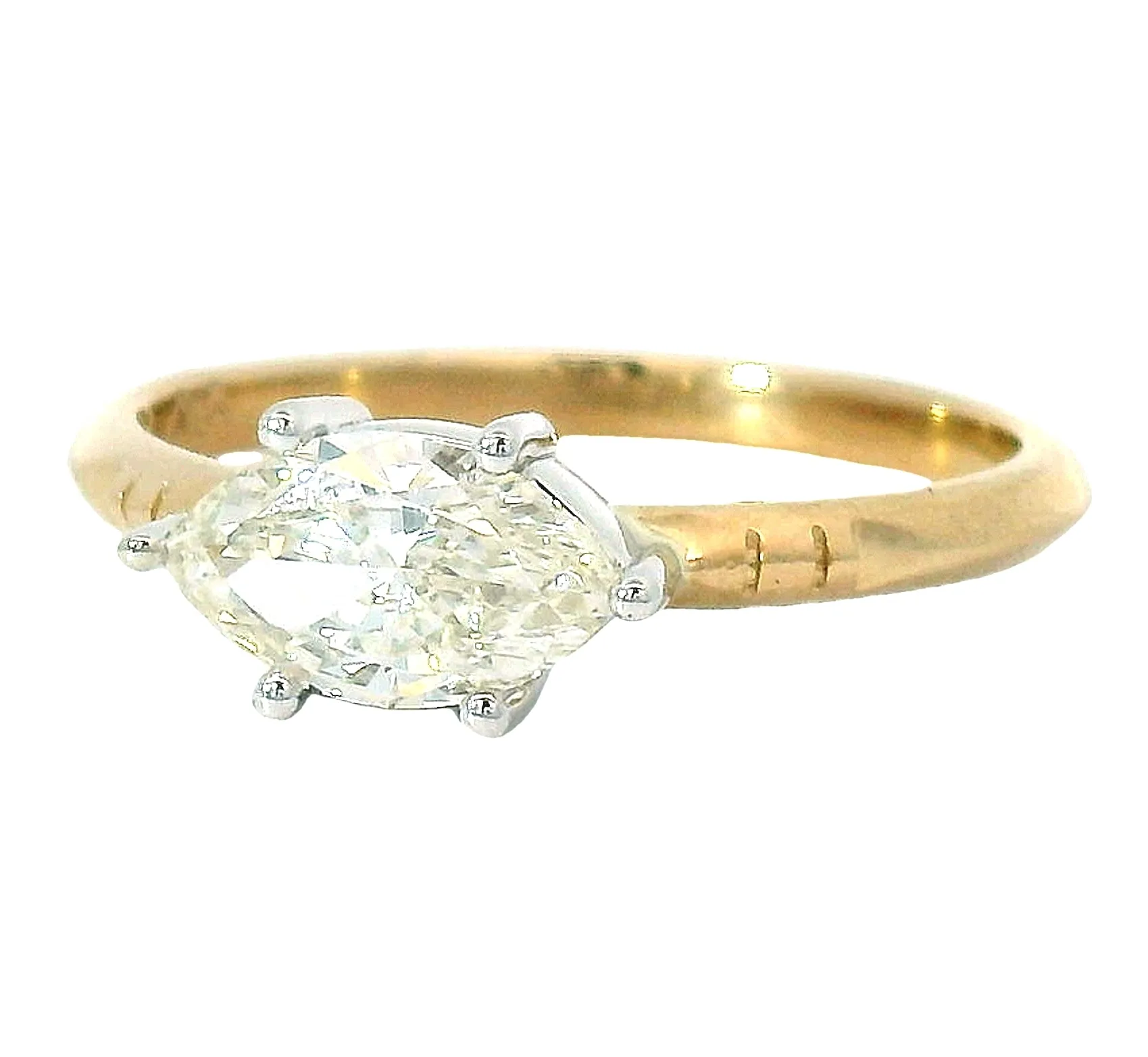 The Visão - Marquise Diamond Solitaire Ring sold by Young In The Mountains product image thumbnail 2