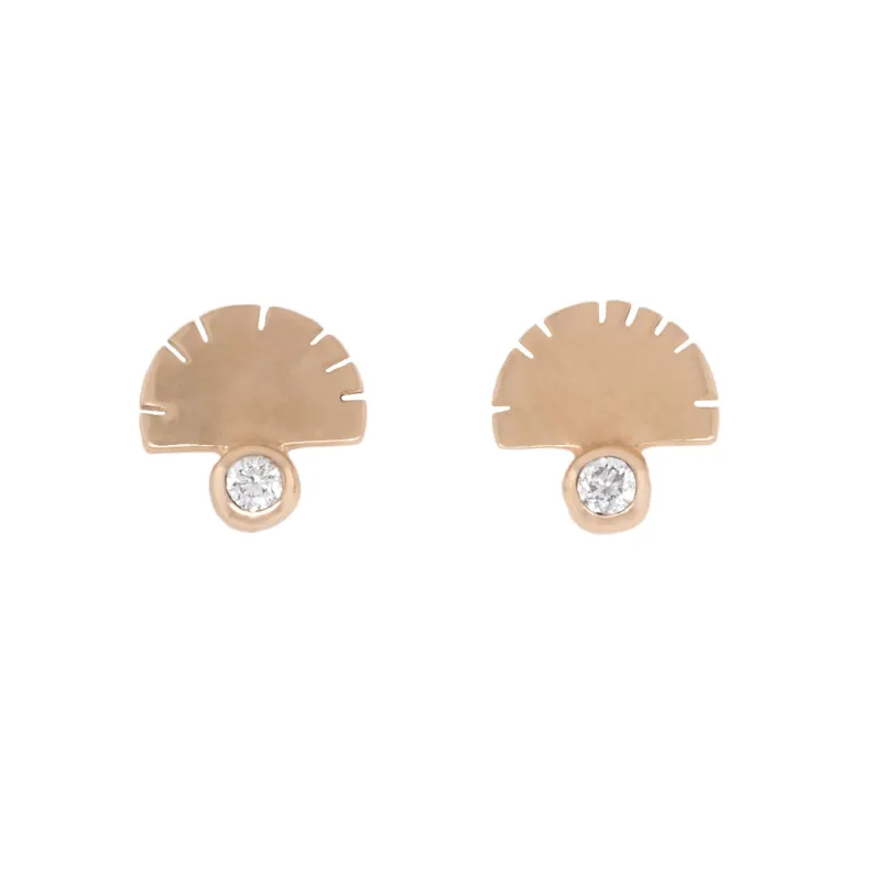 .10 ct. White Diamond Aquilla Earrings sold by Young In The Mountains