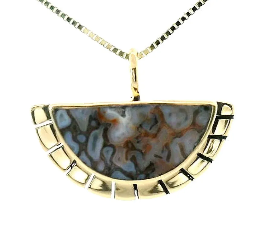 The Selene Necklace - Pink Dinosaur Bone sold by Young In The Mountains