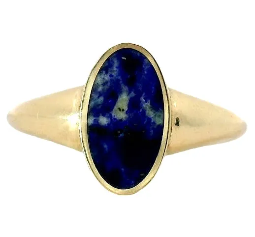 Polaris Signet Ring - Rare Colorado Lapis Lazuli sold by Young In The Mountains