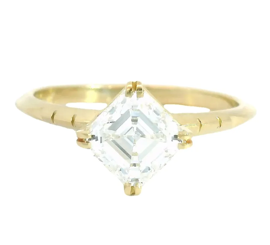 The Eis - Asscher Solitaire Ring sold by Young In The Mountains