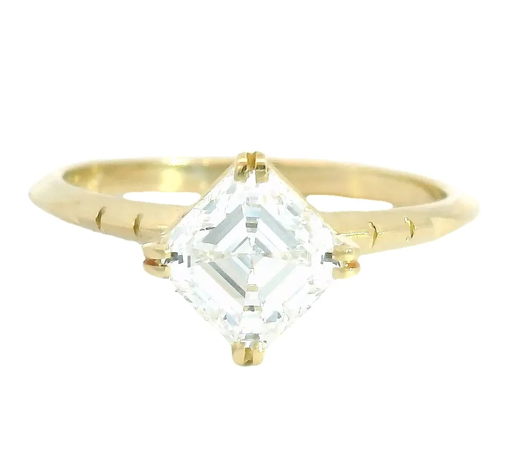 The Eis - Asscher Solitaire Ring sold by Young In The Mountains