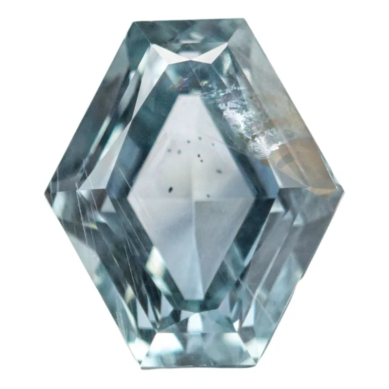 1.42ct 6.95x5.96x4.19mm Hexagon Brilliant Sapphire 23667-05 made by Young In The Mountains