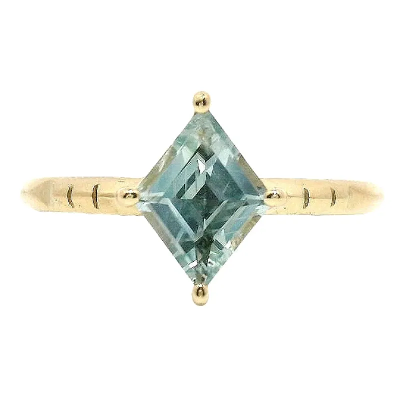 The Nordstern- Lozenge Cut Montana Sapphire Ring sold by Young In The Mountains