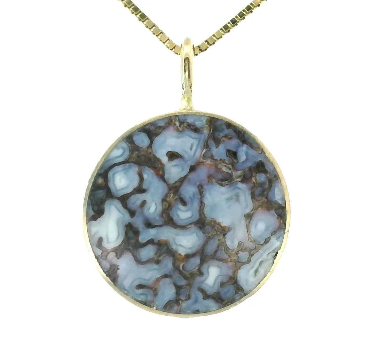 The Circ Necklace - Grey Dinosaur Bone sold by Young In The Mountains