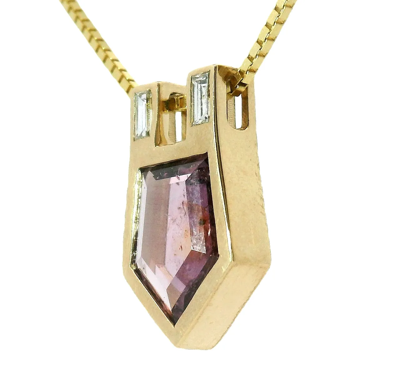 The Taurus - 1.43 Ct. Montana Sapphire Necklace sold by Young In The Mountains product image thumbnail 2