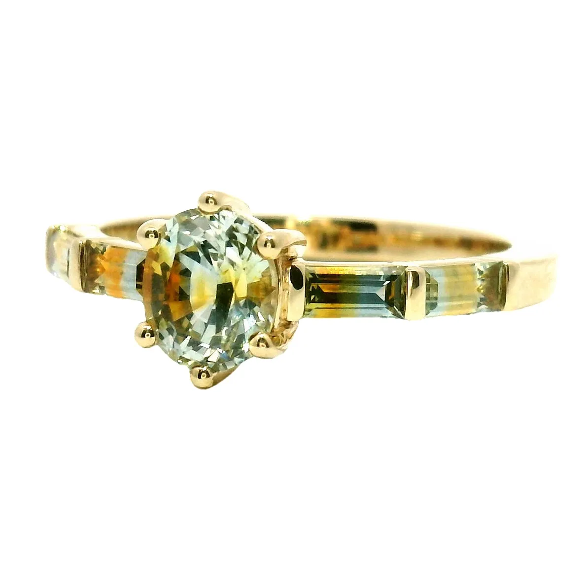 The Frühling- 1.00 ct Oval Montana Sapphire Ring sold by Young In The Mountains product image thumbnail 2