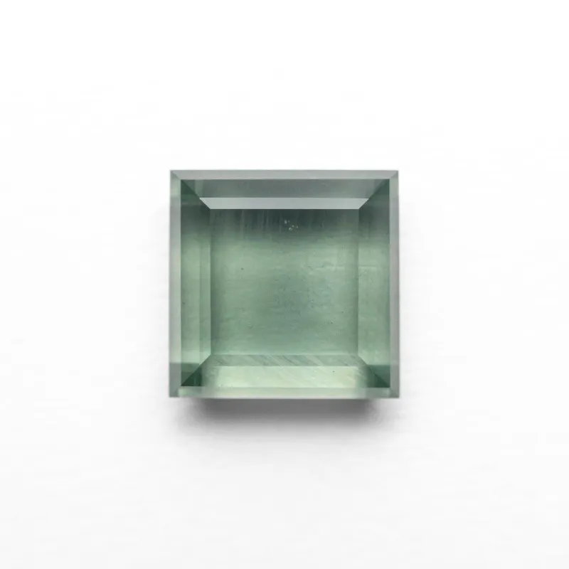 2.23ct 6.78x6.71x3.18mm Square Portrait Cut Sapphire 23678-05 made by Young In The Mountains