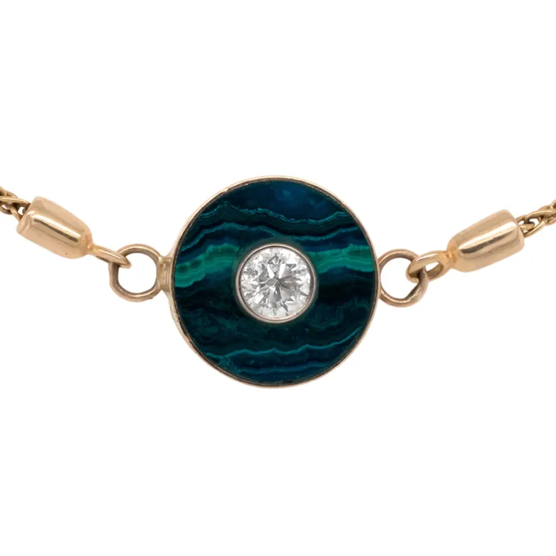 Chrysocolla Cerclen Bolo Bracelet sold by Young In The Mountains
