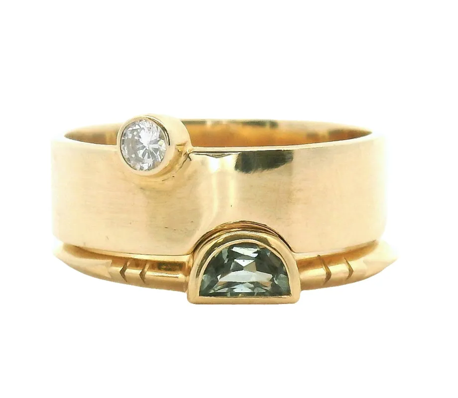 The Montana Sapphire Cosmos Set No. 2 sold by Young In The Mountains