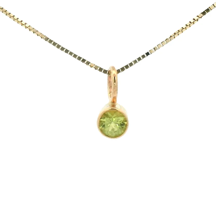 Colorado Peridot Necklace sold by Young In The Mountains
