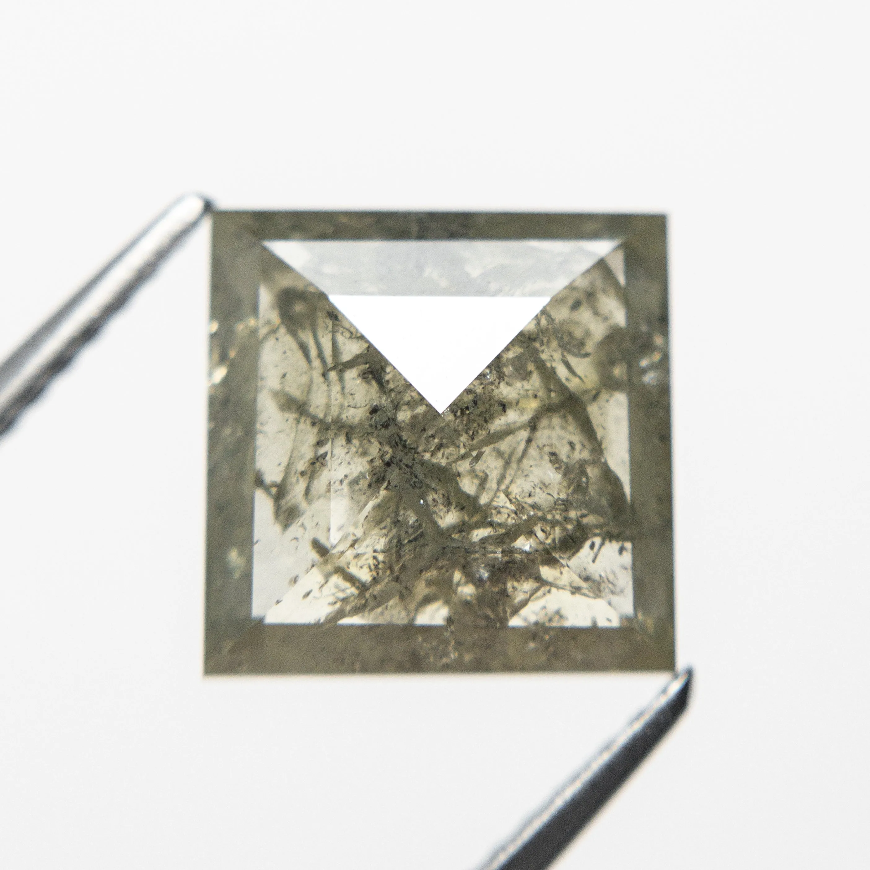 4.38ct 9.52x9.43x4.10mm Square Rosecut 19622-06 sold by Young In The Mountains product image thumbnail 2