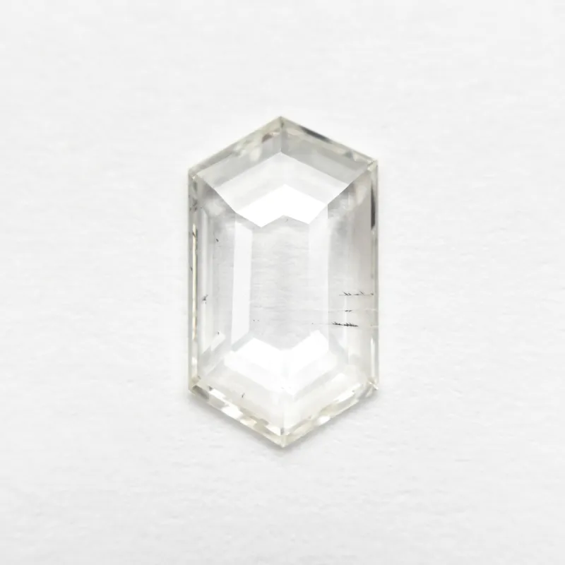 0.97ct 10.48x6.04x1.50mm I1 J Hexagon Rosecut 25133-01 made by Young In The Mountains