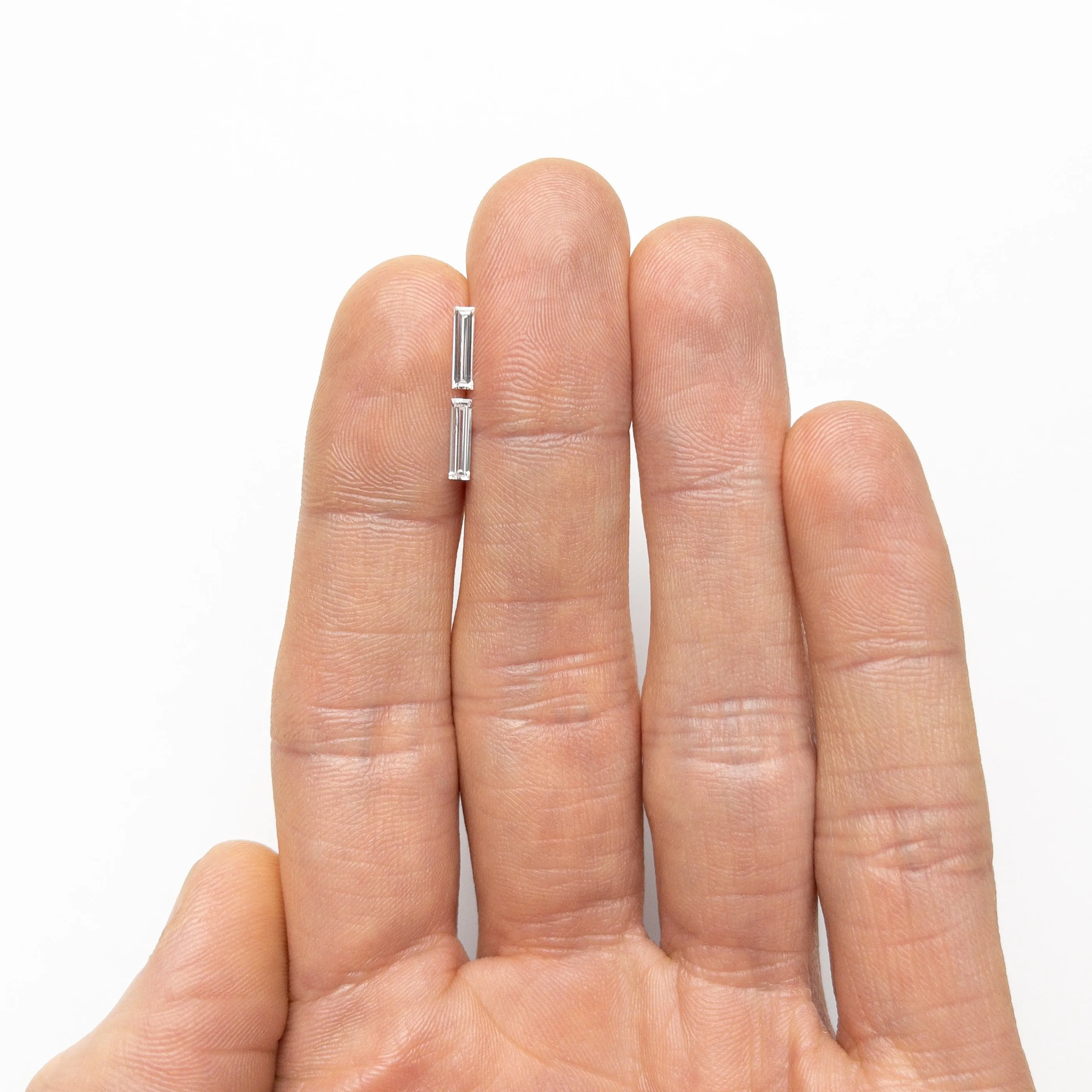 0.42cttw 2pc 8.02x2.05x1.22mm 8.03x2.06x1.15mm Baguette Step Cut Matching Pair 24701-03 sold by Young In The Mountains product image thumbnail 2