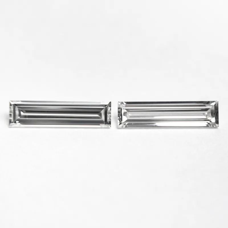 0.42cttw 2pc 8.02x2.05x1.22mm 8.03x2.06x1.15mm Baguette Step Cut Matching Pair 24701-03 sold by Young In The Mountains