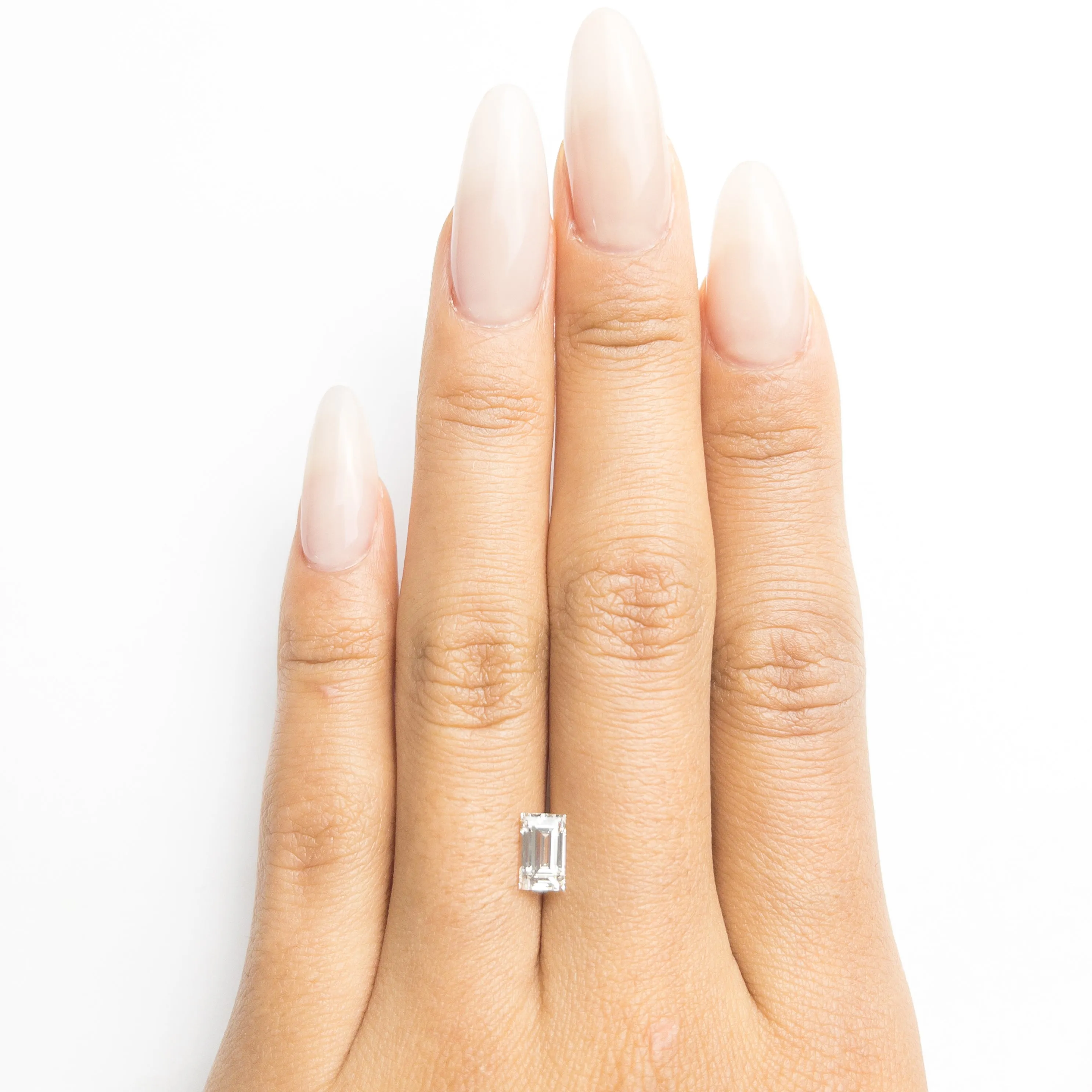 1.01ct 6.98x4.31x3.41mm VS1 I Baguette Step Cut 19136-04 sold by Young In The Mountains product image thumbnail 3