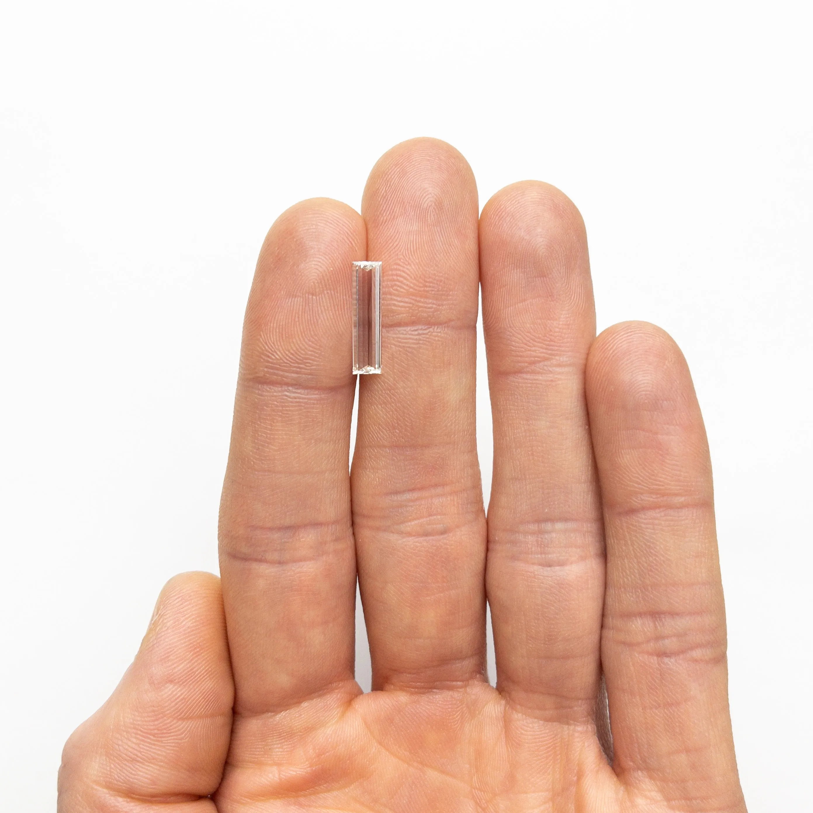 1.10ct 15.57x4.14x1.48mm GIA VS1 J Baguette Step Cut 24305-01 sold by Young In The Mountains product image thumbnail 3