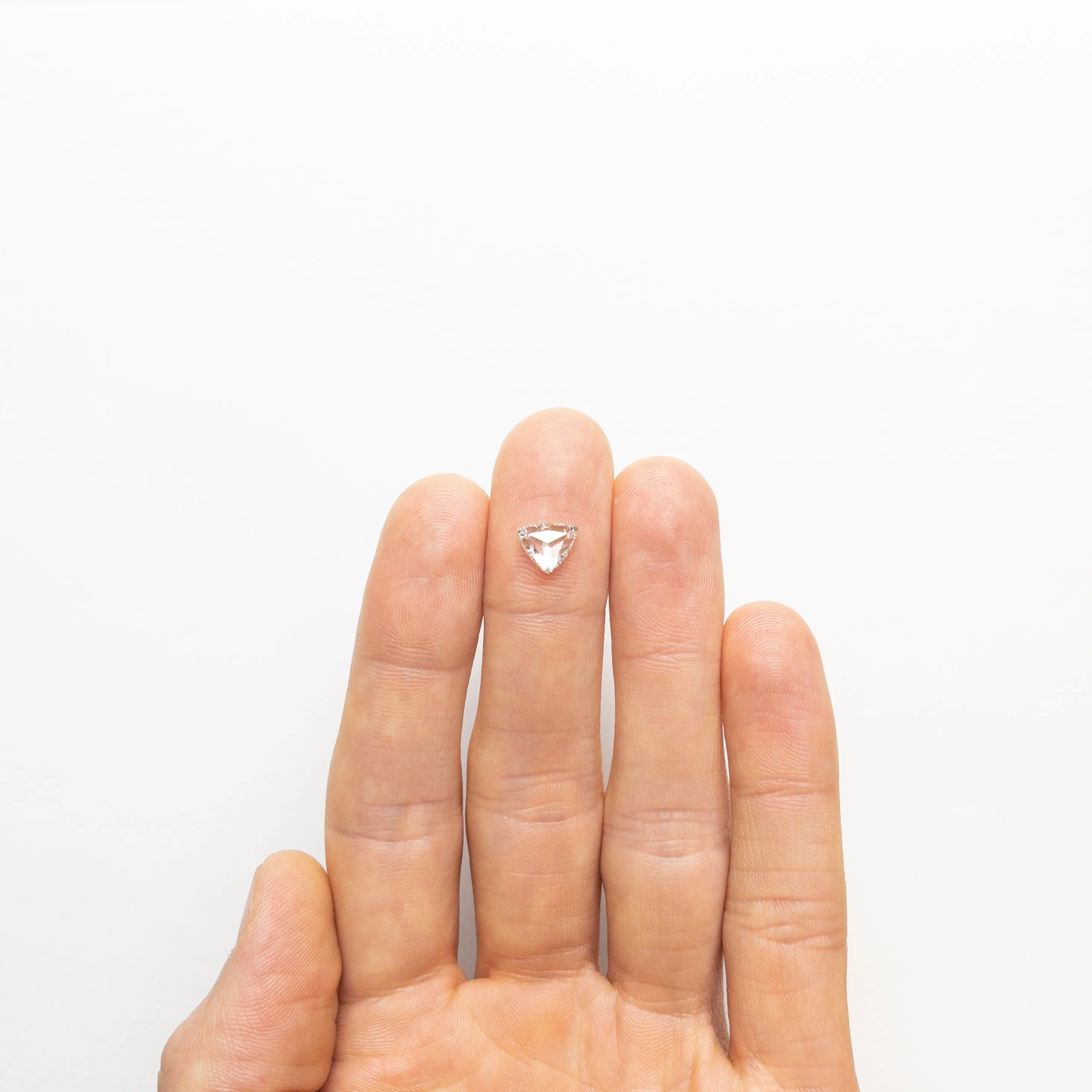 1.25ct 6.85x8.22x2.78mm SI2 F Trillion Rosecut 🇨🇦 21119-01 sold by Young In The Mountains product image thumbnail 3