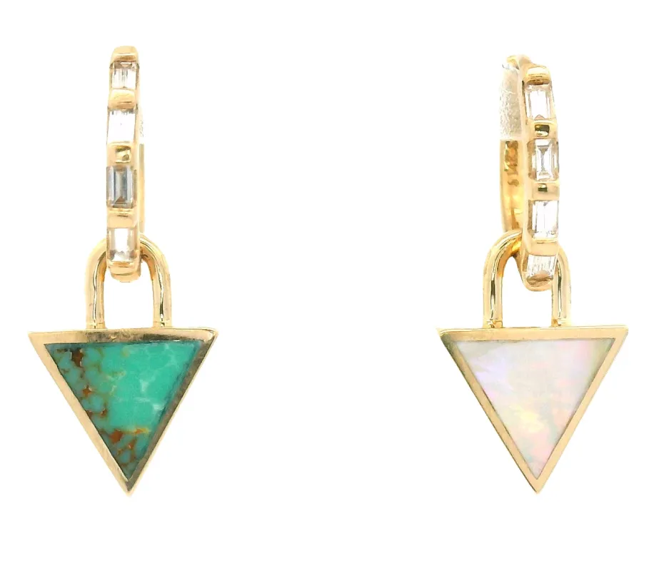 3-In-1 Reversible Giza Earrings sold by Young In The Mountains