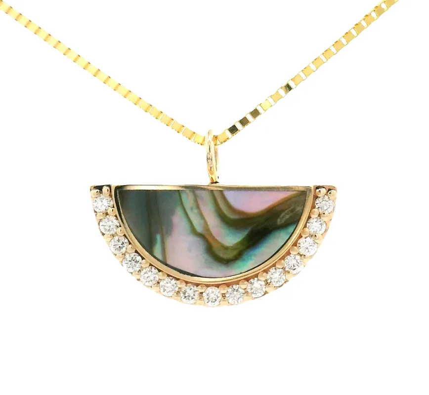 Abalone Shell Alba Necklace sold by Young In The Mountains
