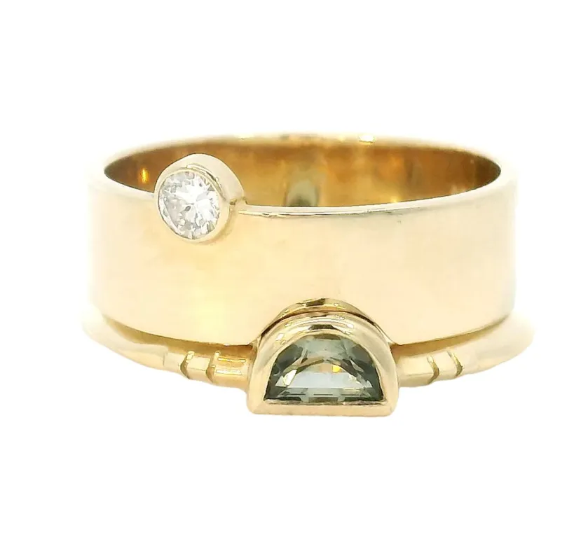 The Montana Sapphire Cosmos Set No. 1 sold by Young In The Mountains