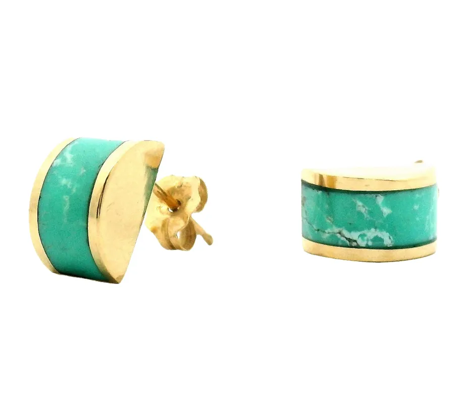 Large Luna Stud Earrings sold by Young In The Mountains