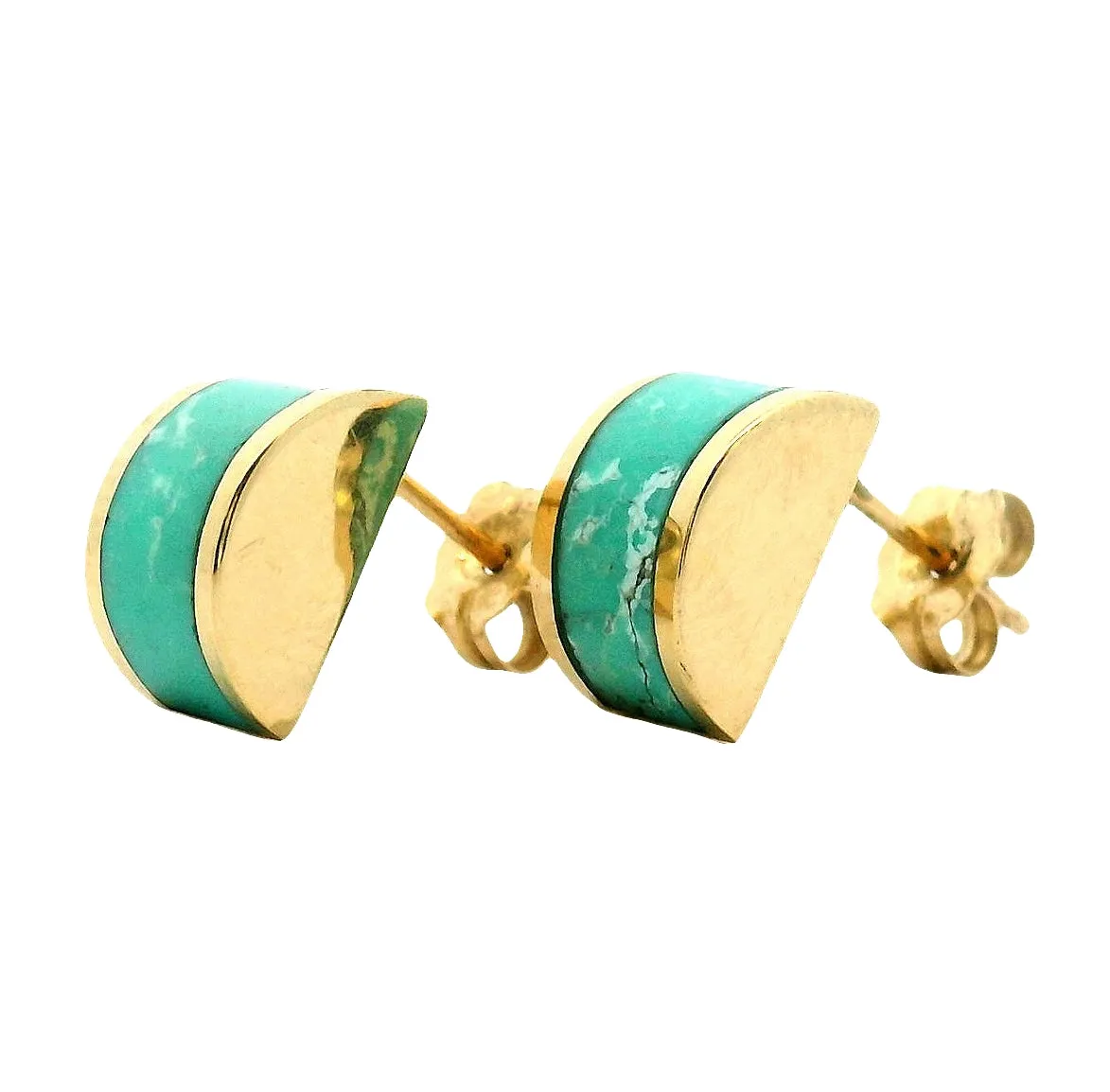 Large Luna Stud Earrings sold by Young In The Mountains product image thumbnail 2