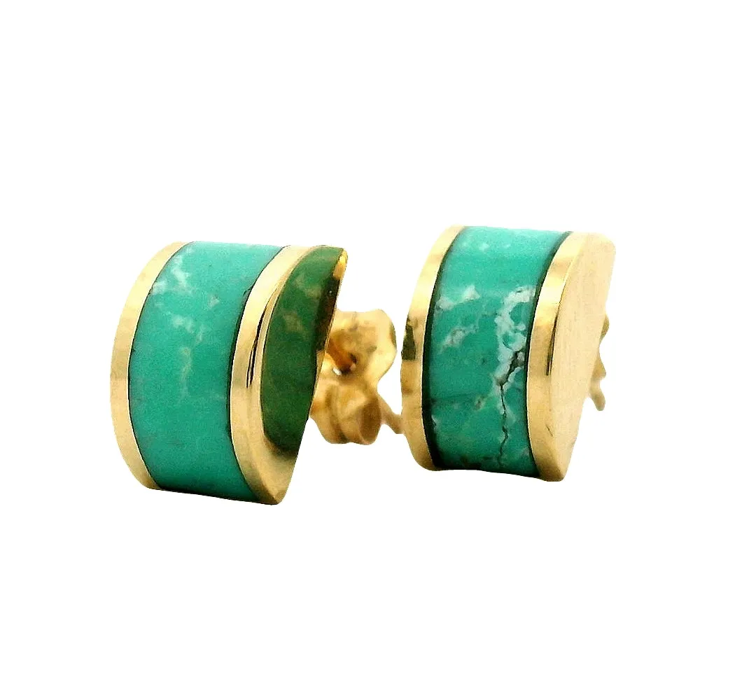 Large Luna Stud Earrings sold by Young In The Mountains product image thumbnail 3