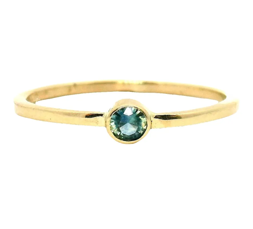 Montana Sapphire Modelo Ring sold by Young In The Mountains