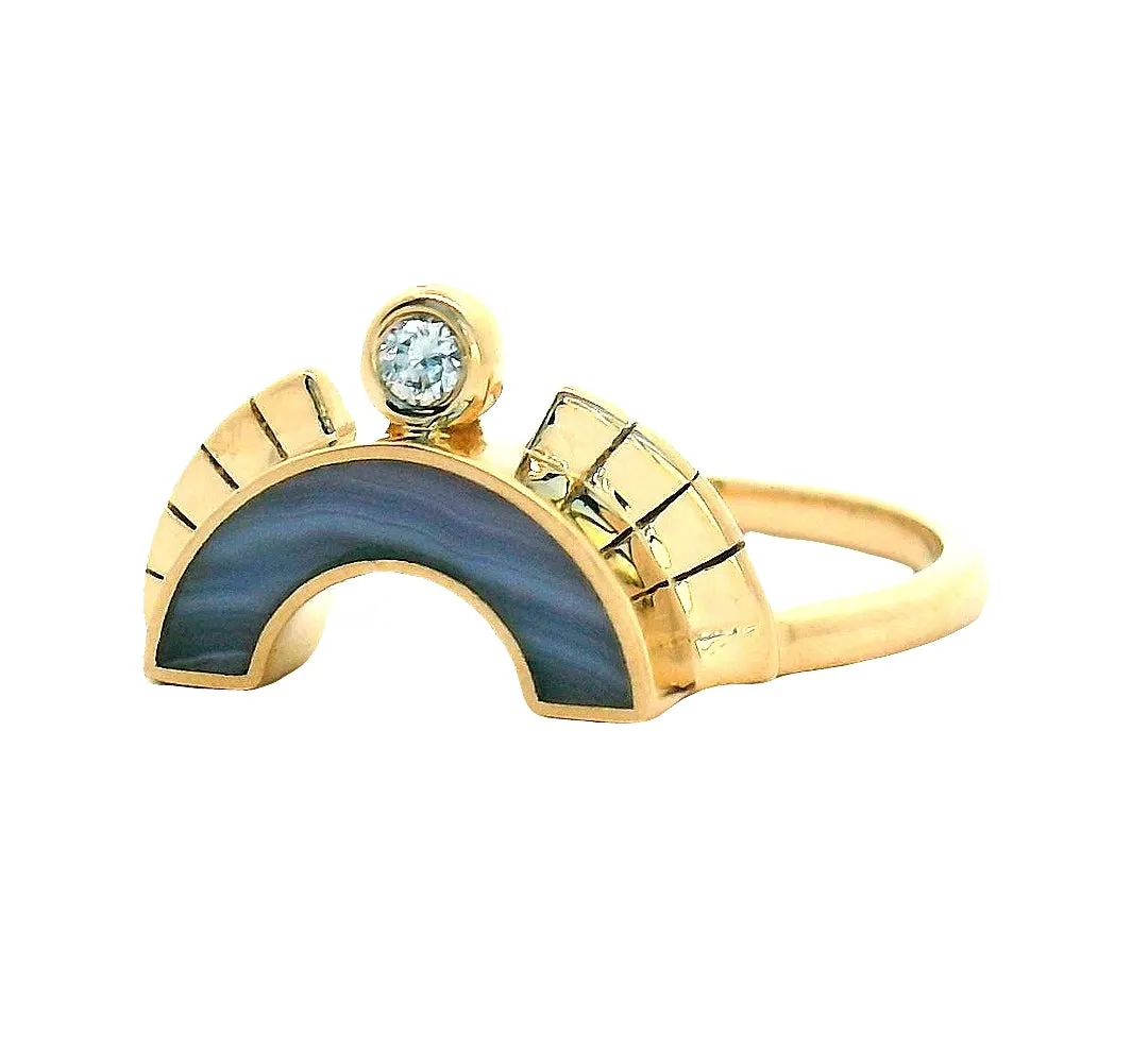 Rising Sol Ring Crown - Small sold by Young In The Mountains product image thumbnail 2