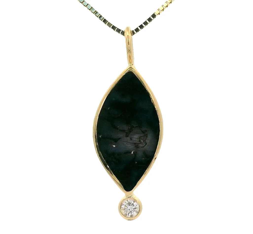 The Geo Marquise Necklace sold by Young In The Mountains