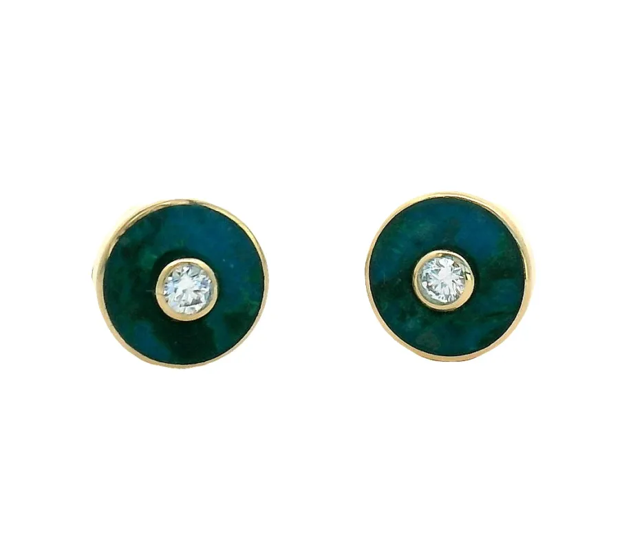 The Mini Shobu Stud Earrings sold by Young In The Mountains