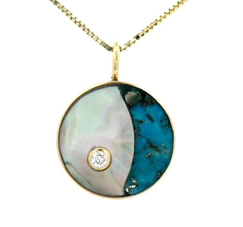 Moon Phase Necklace sold by Young In The Mountains