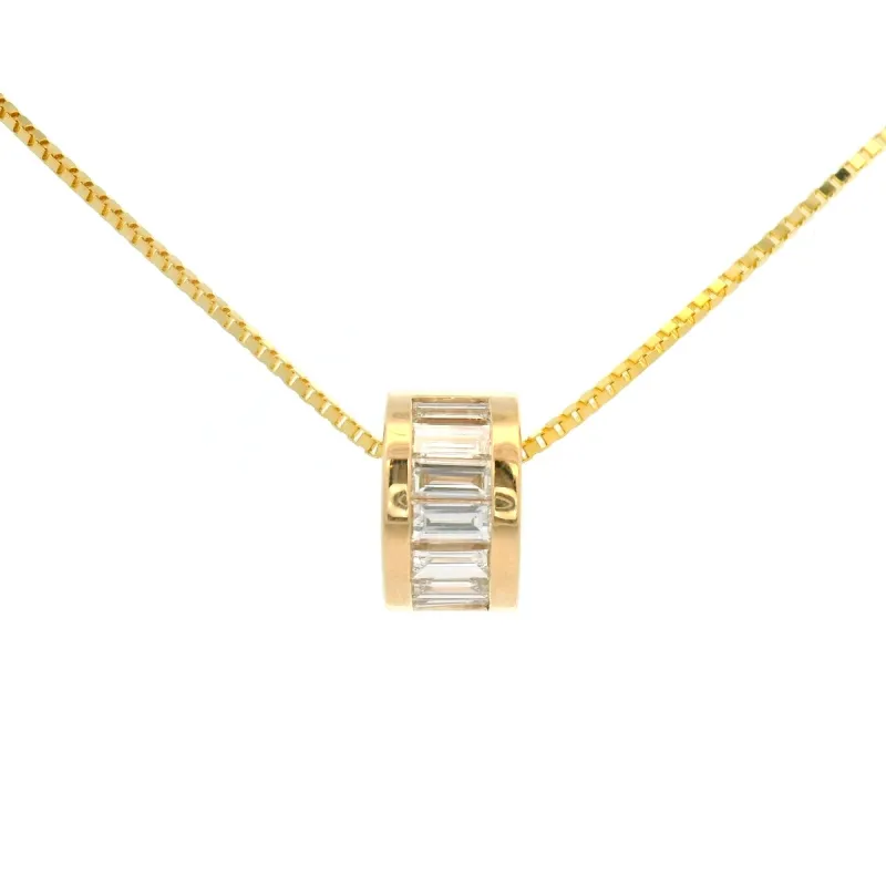 The Diamond Luna Necklace made by Young In The Mountains