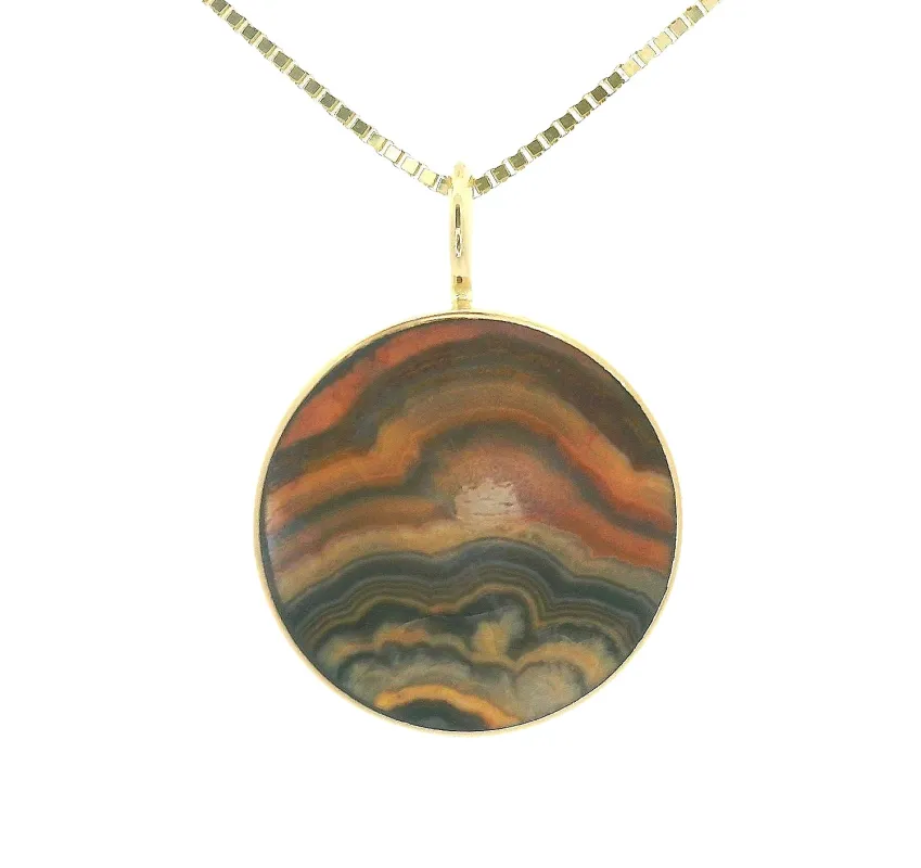 The Circ Pendant sold by Young In The Mountains