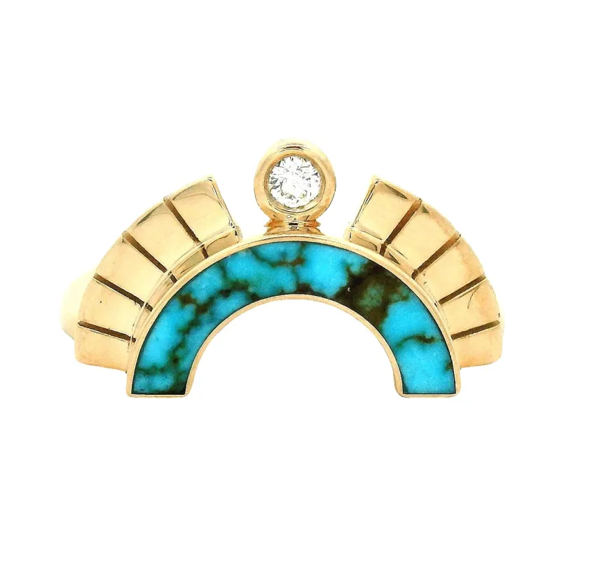 Rising Sol Ring Crown - Large sold by Young In The Mountains