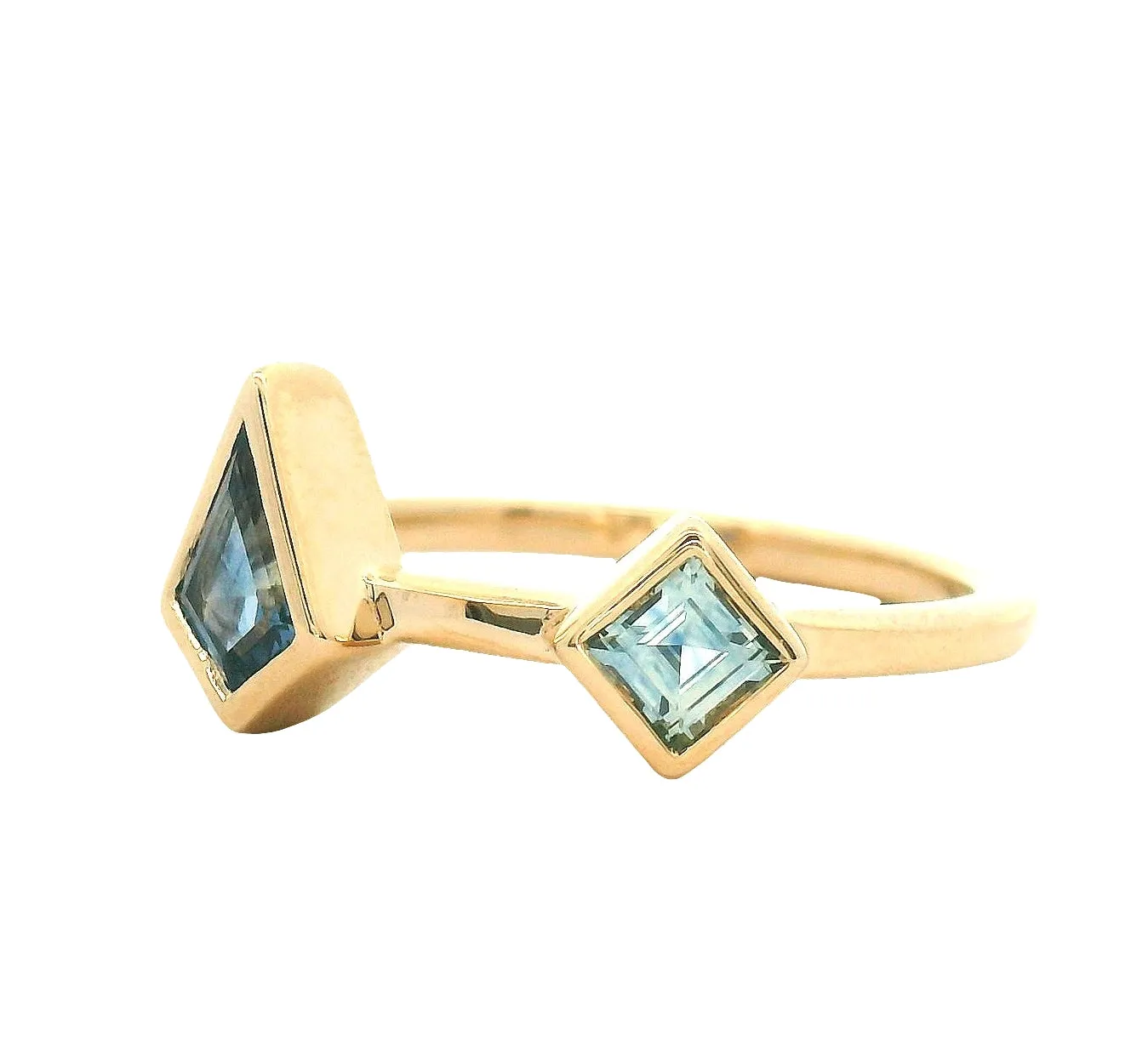 Montana sapphire Toi Et Moi No. 8 sold by Young In The Mountains product image thumbnail 2