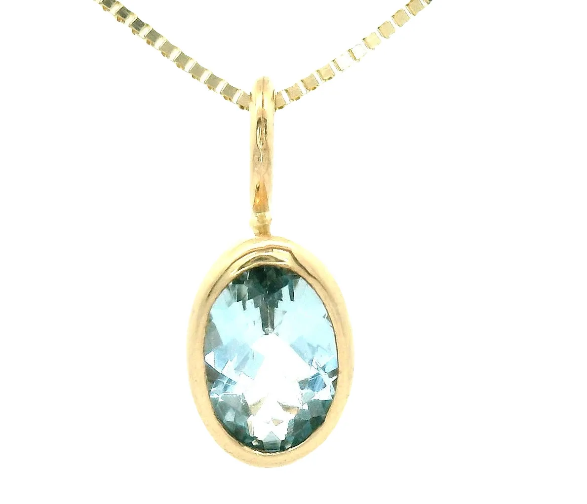 Colorado Aquamarine Pendant sold by Young In The Mountains