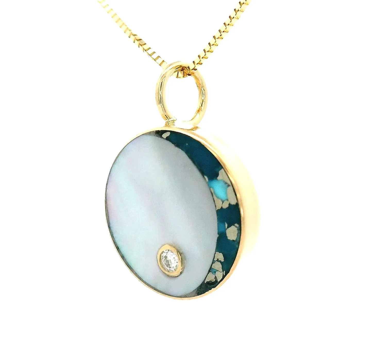 Moon Phase Pendant sold by Young In The Mountains product image thumbnail 2