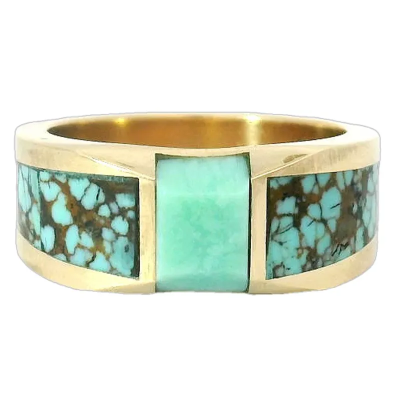 The Feronia Inlay Ring Band sold by Young In The Mountains
