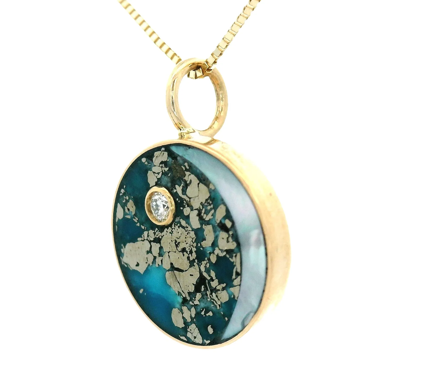 Moon Phase Pendant - Waxing Crescent sold by Young In The Mountains product image thumbnail 2