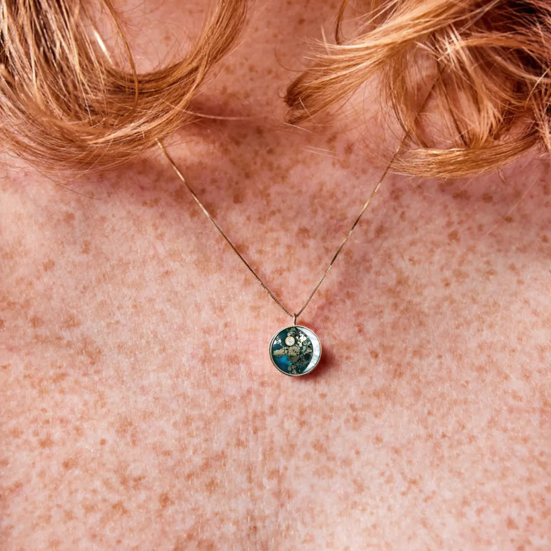 Moon Phase Pendant - Waxing Crescent sold by Young In The Mountains product image thumbnail 3