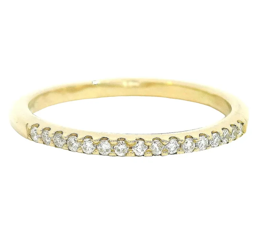 Cosmic Alignment Pavé Band made by Young In The Mountains