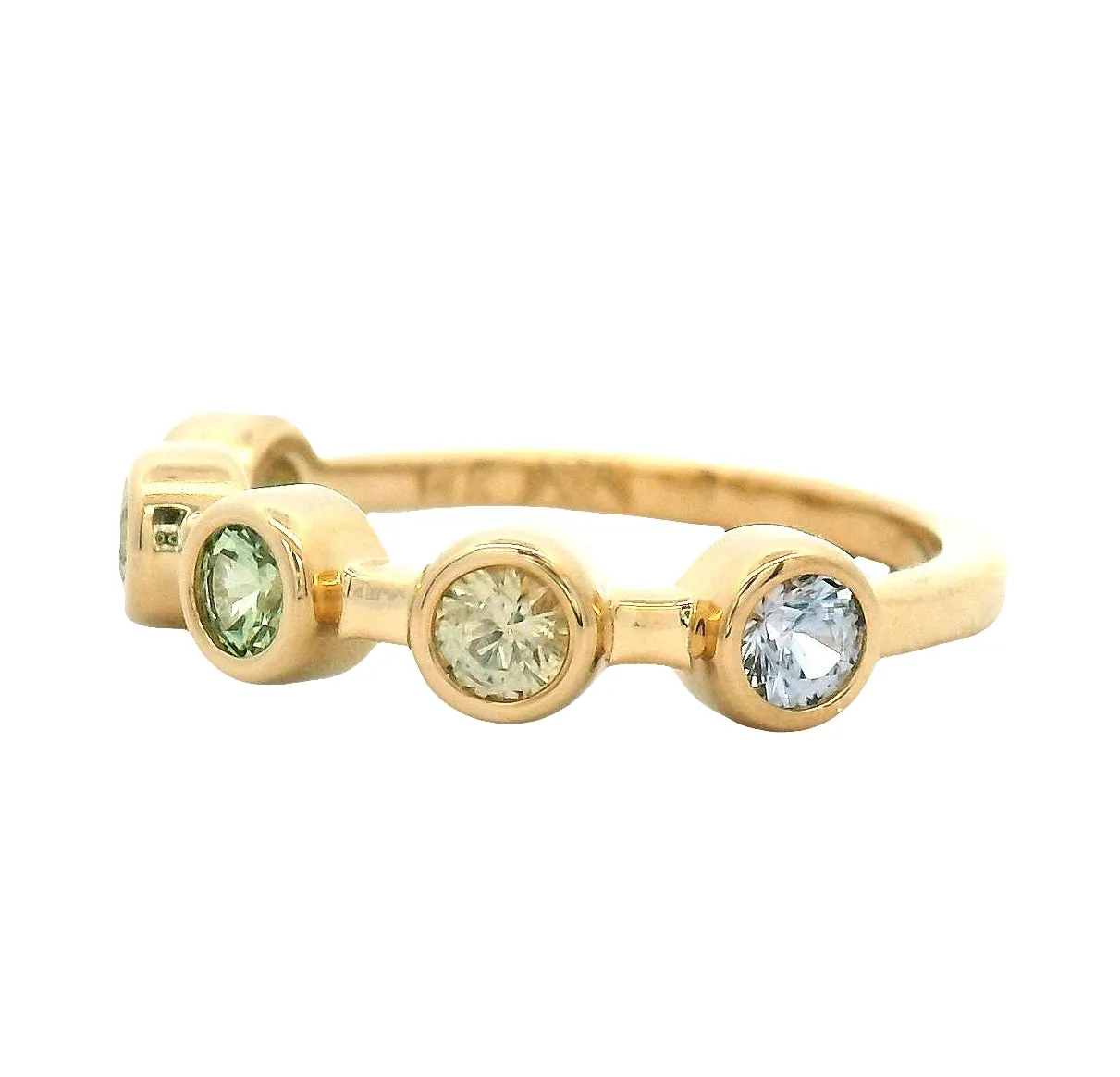 5 Stone Celebration Ring sold by Young In The Mountains product image thumbnail 2