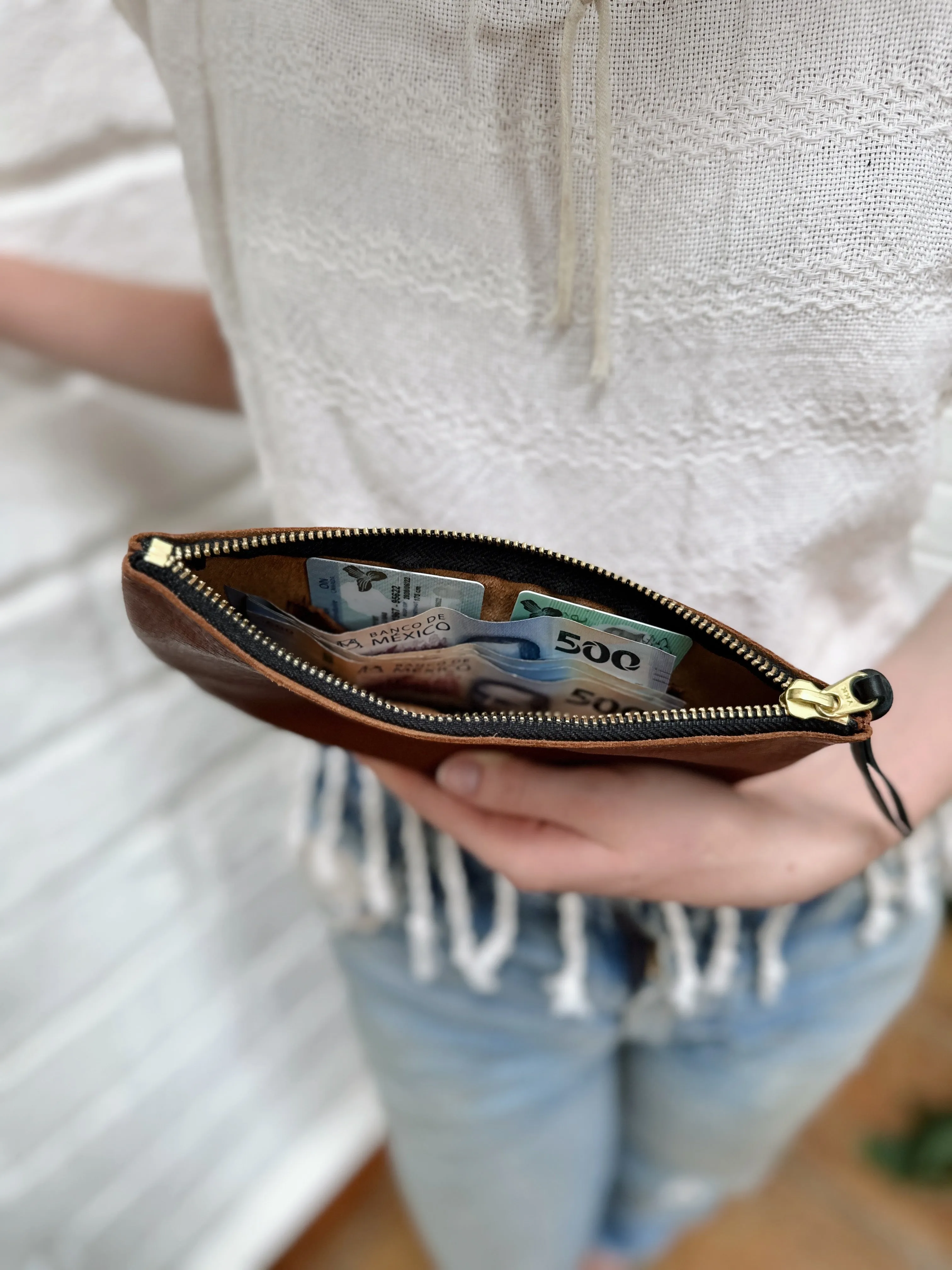 Lauri Large Leather Wallet: Chestnut sold by Eleven Thirty product image thumbnail 2