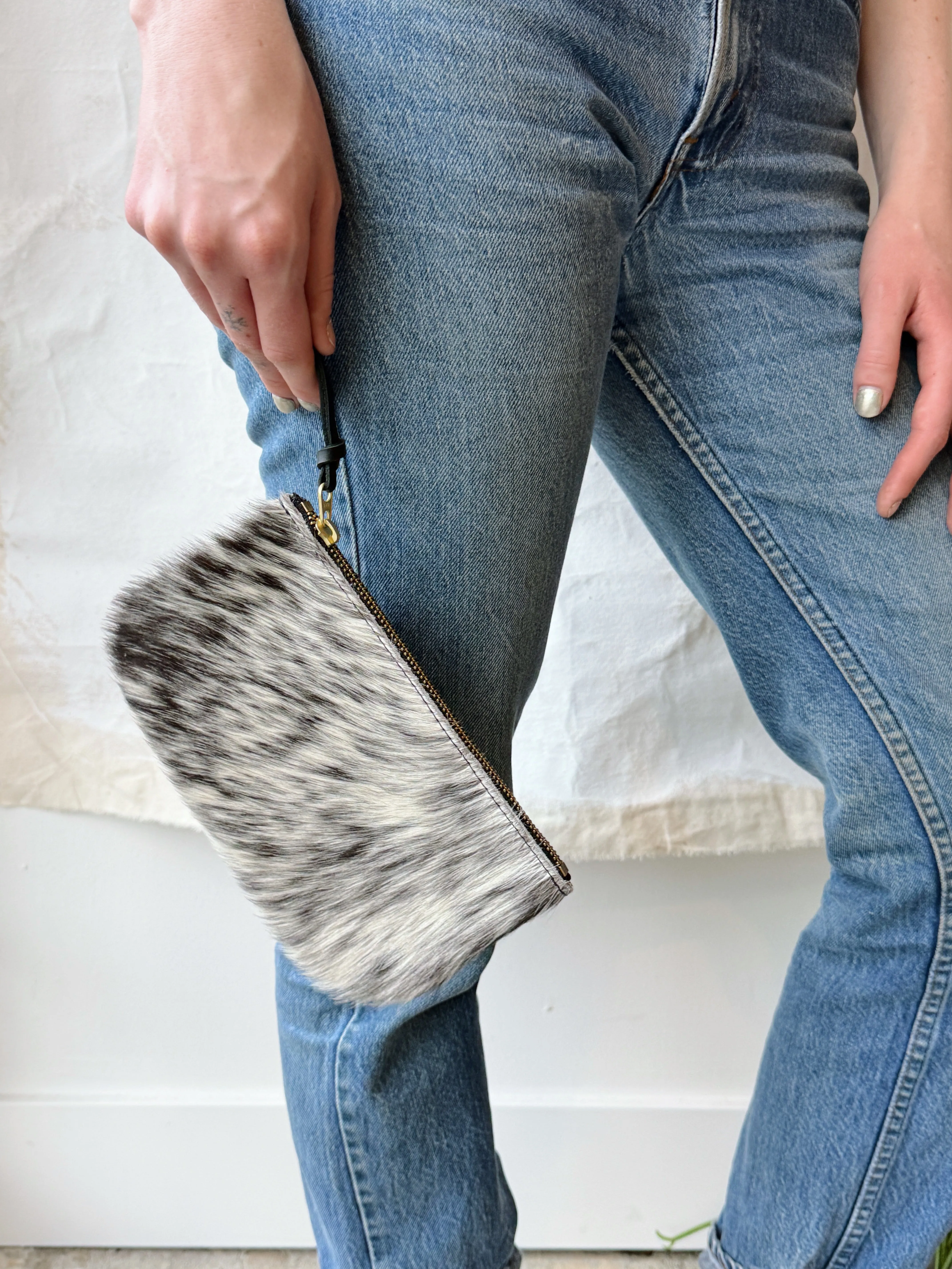Lauri Large Leather Wallet: Salt & Pepper sold by Eleven Thirty product image thumbnail 2